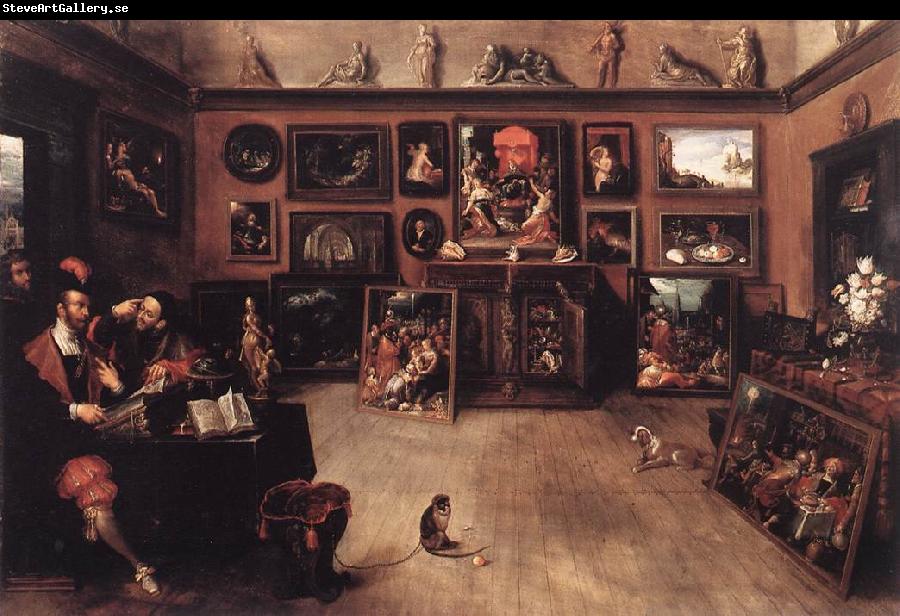 FRANCKEN, Ambrosius An Antique Dealer s Gallery